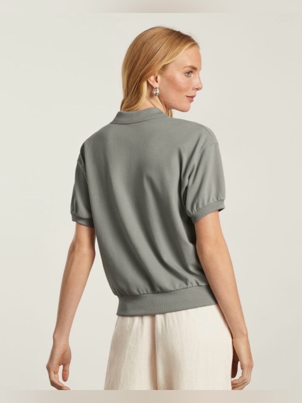Everlane Organic Cotton Oversized Polo Shirt , size XS - Picture 3 of 11